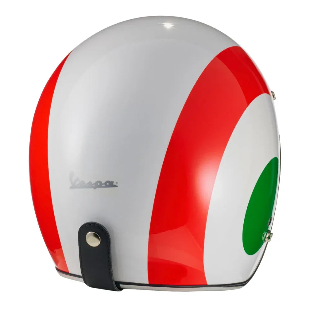 Vespa Nazioni Italia 2.0 Tricolor Jet Helmet Original Piaggio | ECE 22.05 Approved