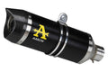 Terminale Thunder alluminio Dark con fondello carby per KTM DUKE 390 2013/2016 - Arrow (71813AKN)