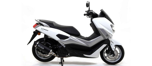 Arrow 53521ANN Terminale Urban Alluminio Dark Omologato – Yamaha NMAX 125 / NMAX 155 / Tricity 125 - Moon Bike - Vista 1