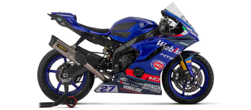 Arrow 71218CKR Kit Completo Competition EVO Full Titanio Approvato FIM (105dB) – Yamaha YZF-R6 - Moon Bike - Vista 1