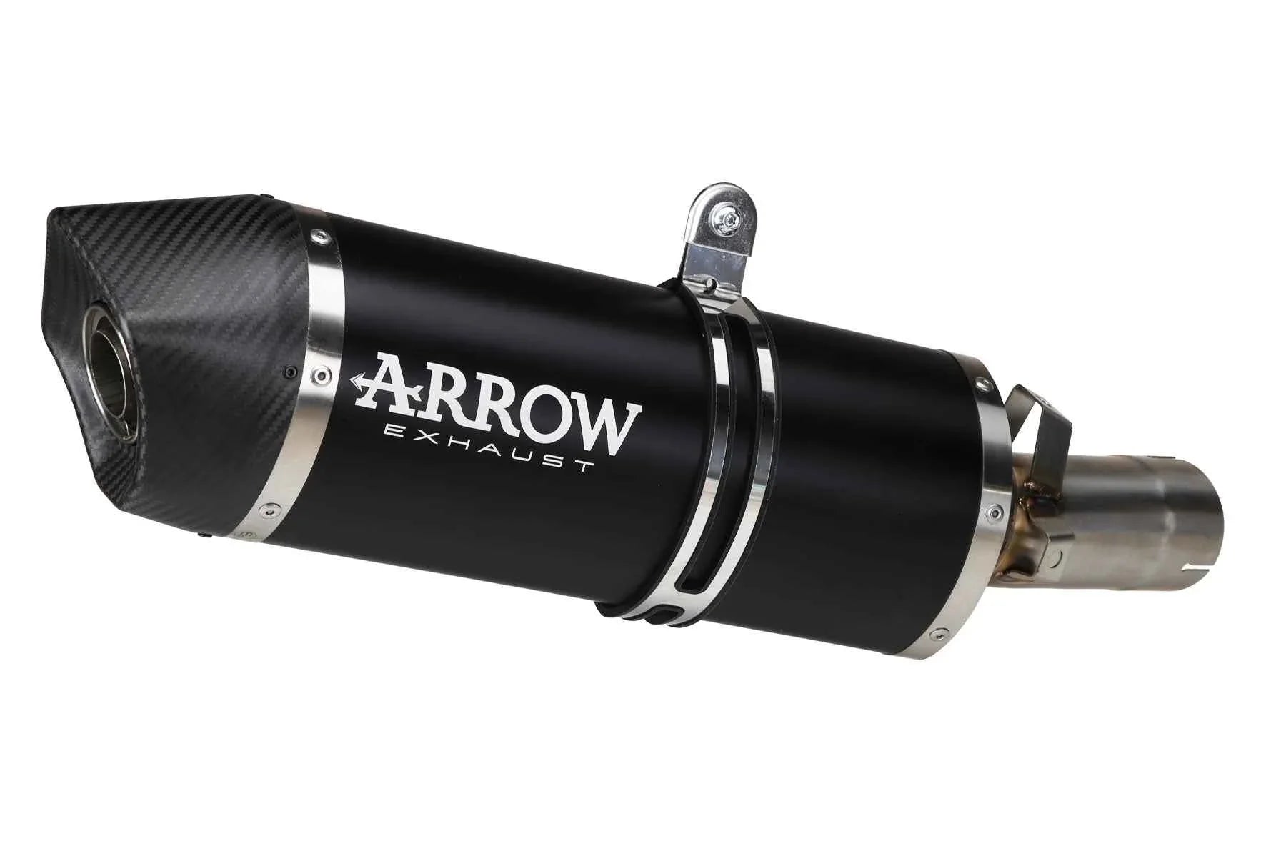 Terminale Maxi Race-Tech alluminio Dark con fondello carby per BMW R 1200 R / RS 2015/2016 - Arrow (71842AKN)