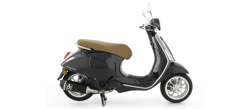 Arrow 53537AKN Terminale Urban Alluminio Dark Fondello Carbonio Omologato – Piaggio Vespa Primavera - Moon Bike - Vista 1