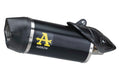 Terminale Indy Race alluminio Dark con fondello carby per Yamaha MT-10 2016/2020 - Arrow (71852AKN)