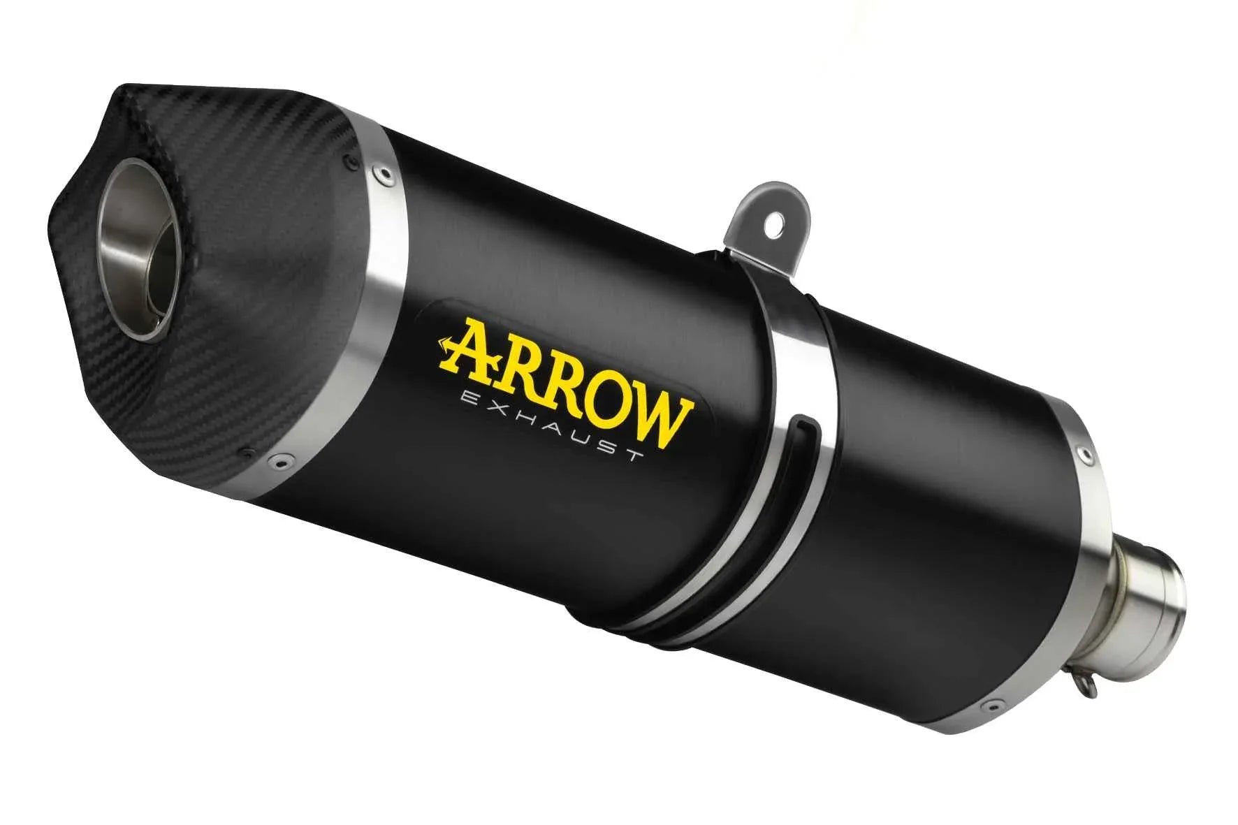 Terminale Race-Tech Approved alluminio Dark con fondello carby per Kawasaki Z 650 2017/2019 - Arrow (71854AKN)