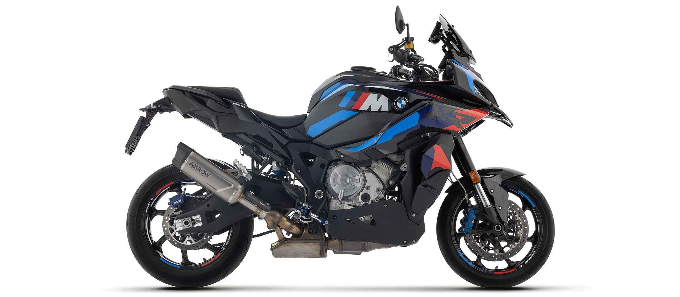 Terminale Indy Race EVO titanio con fondello carby per BMW M 1000 XR 2025/2026 - Arrow (77509PK)