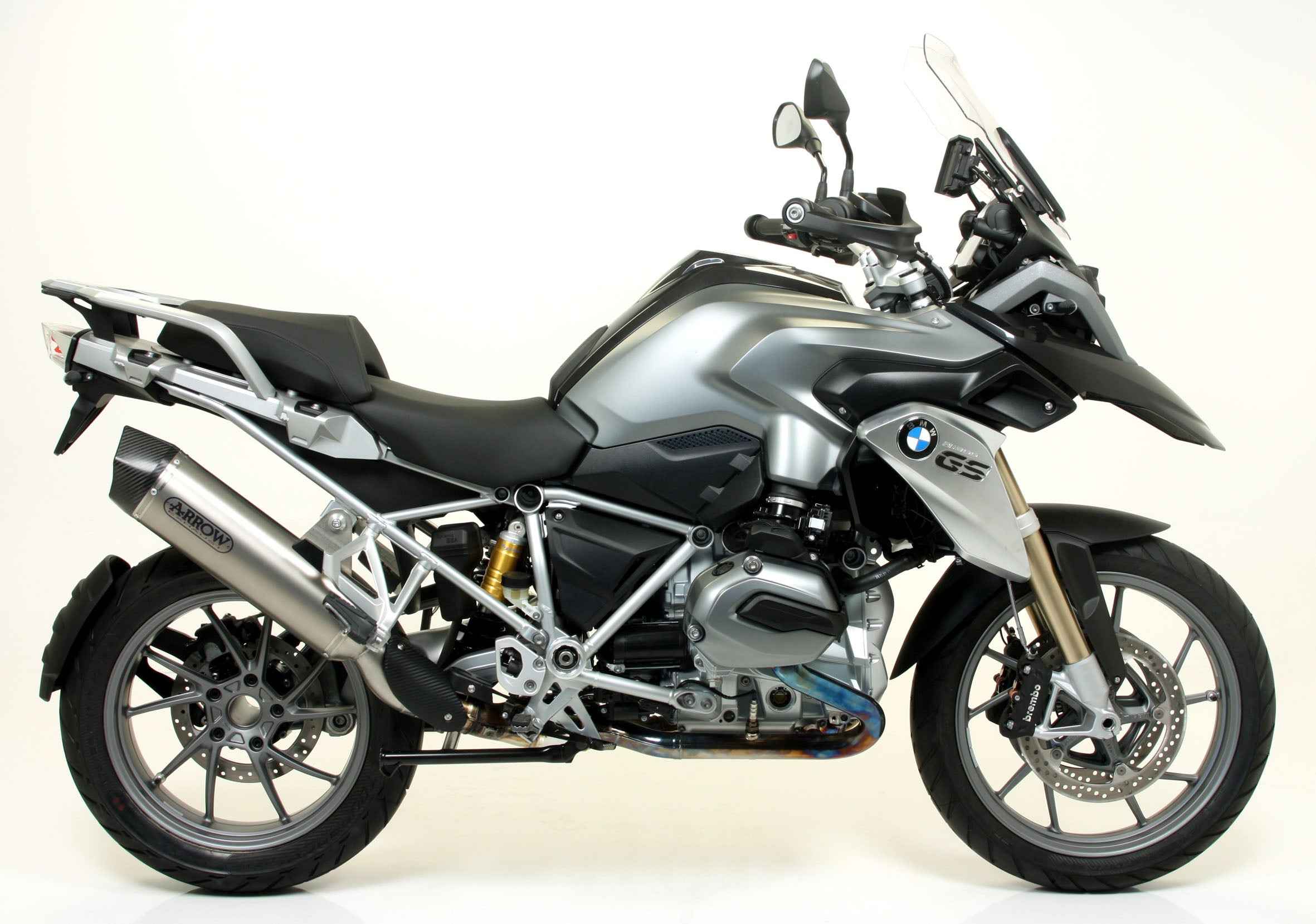 Terminale Maxi Race-Tech titanio con fondello carby per BMW R 1200 GS 2013/2016 - Arrow (71805PK)