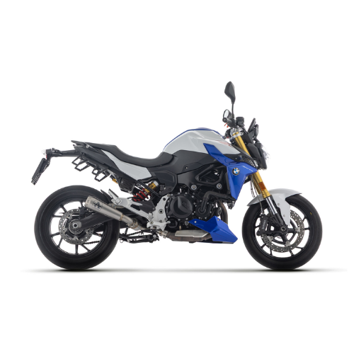 BMW F 900 R 2025 con terminale Arrow Pro-Race, vista laterale sinistra – immagine di gamma, finitura mostrata non Dark
