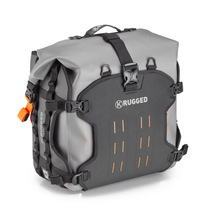 Par de alforjas laterales Kappa Moto AV07 K'Rugged 30+30 L impermeables MONOKEY para moto