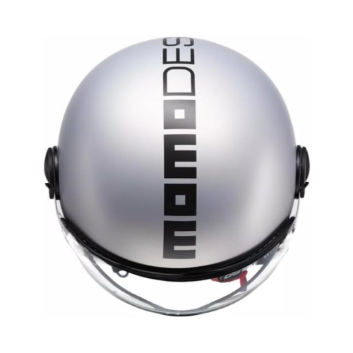 Momo Design FGTR EVO E2206 Jet Helmet Matte Grey/Cerulean – Sun Visor ECE 22.06
