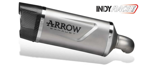 Arrow 71089AKN Kit Completo Racing Terminale Indy Race EVO Alluminio Dark – Yamaha Tracer 9 - Moon Bike - Vista 1