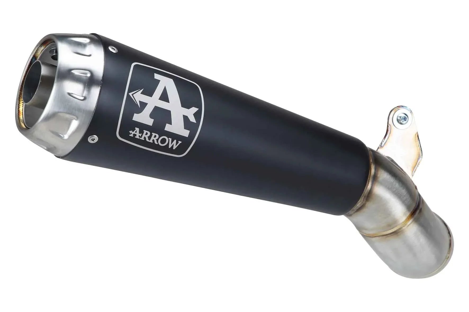 Terminale Pro-Race nichrom Dark per Ducati Scrambler 800 Classic 2017/2020 - Arrow (71876PRN)