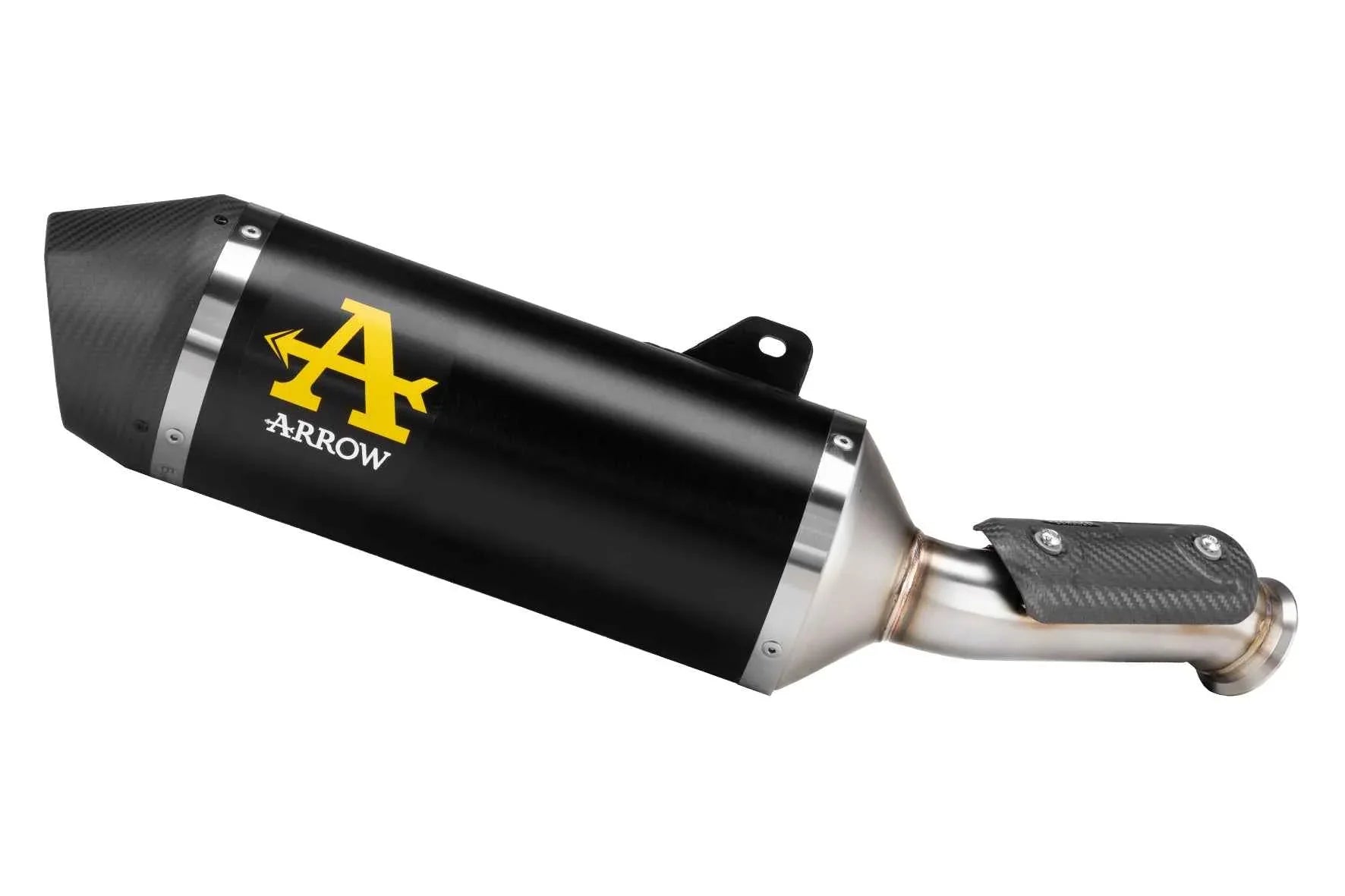 Terminale Race-Tech alluminio Dark con fondello carby per KTM 790 Duke 2018/2020 - Arrow (71890AKN)