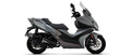 Terminale Urban alluminio Dark con fondello Dark per Kymco XCITING 400i S 2021/2024 - Arrow (73522ANN)
