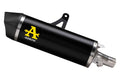 Terminale Maxi Race-Tech alluminio Dark con fondello carby per Honda Africa Twin CRF 1100 L 2020/2023 - Arrow (72625AKN)