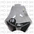 Cupolino trasparente serigrafato Kappa 7407AS per Ducati Scrambler 400 800 2015-2021