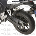 Parafango copricatena Kappa KMG1121 ABS nero per Honda CB500X 2013-2018