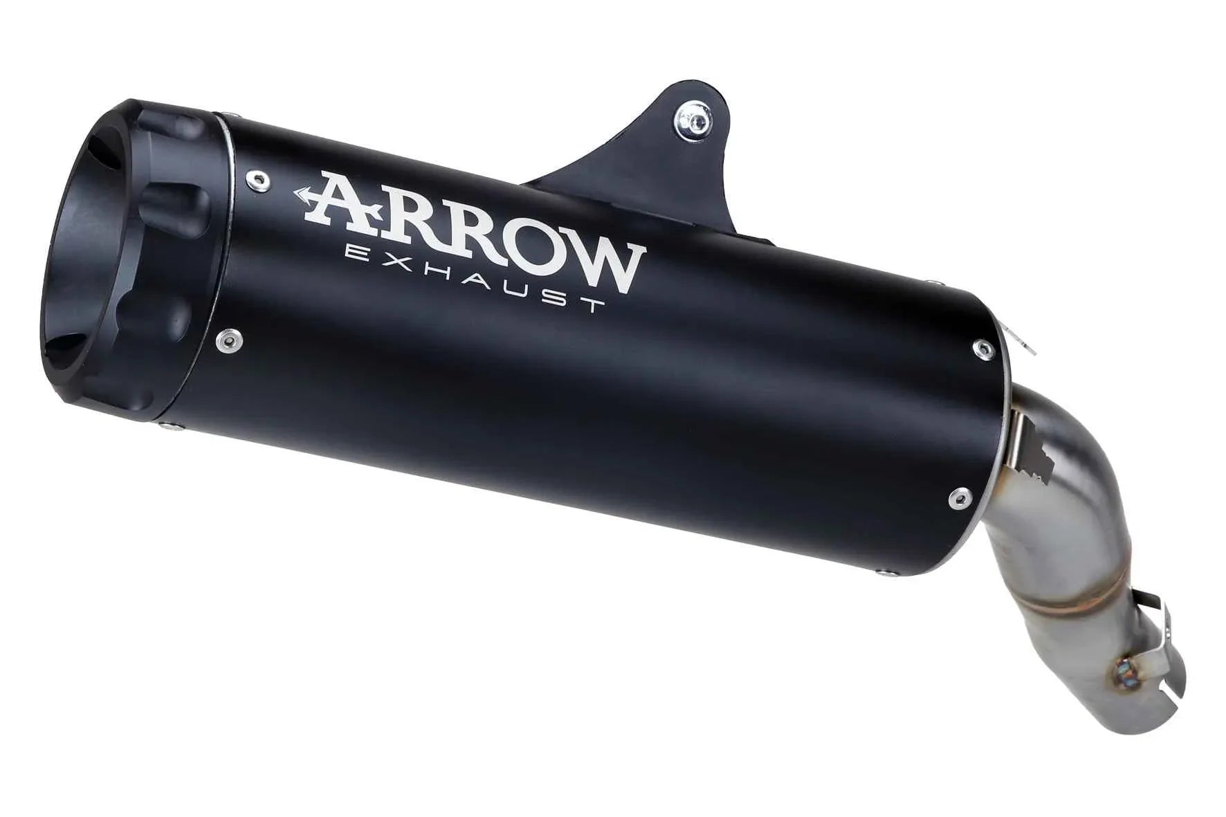 Kit terminale Rebel con fondello in alluminio Dark per Honda CMX 500 Rebel 2017/2019 - Arrow (74504RBN)