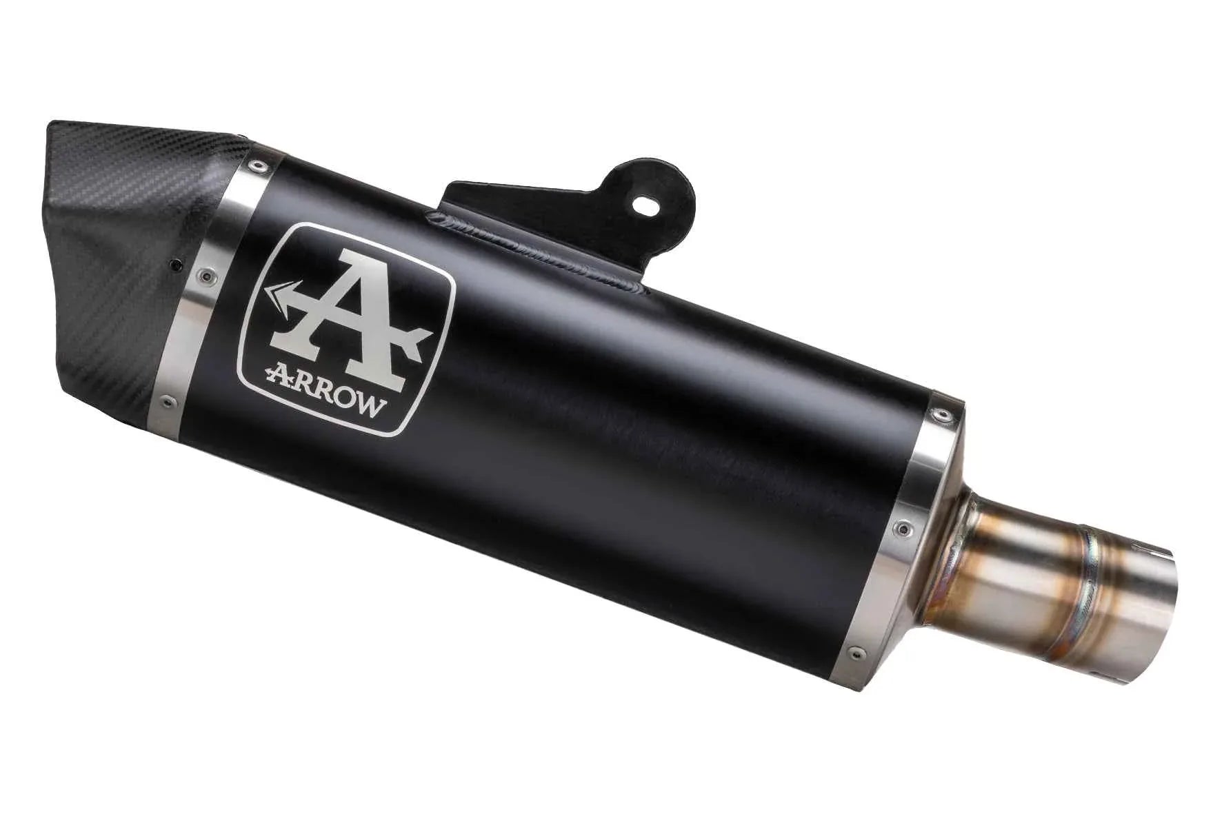 Terminale Maxi Race-Tech alluminio Dark con fondello carby per BMW R 1250 R / RS 2019/2020 - Arrow (71925AKN)