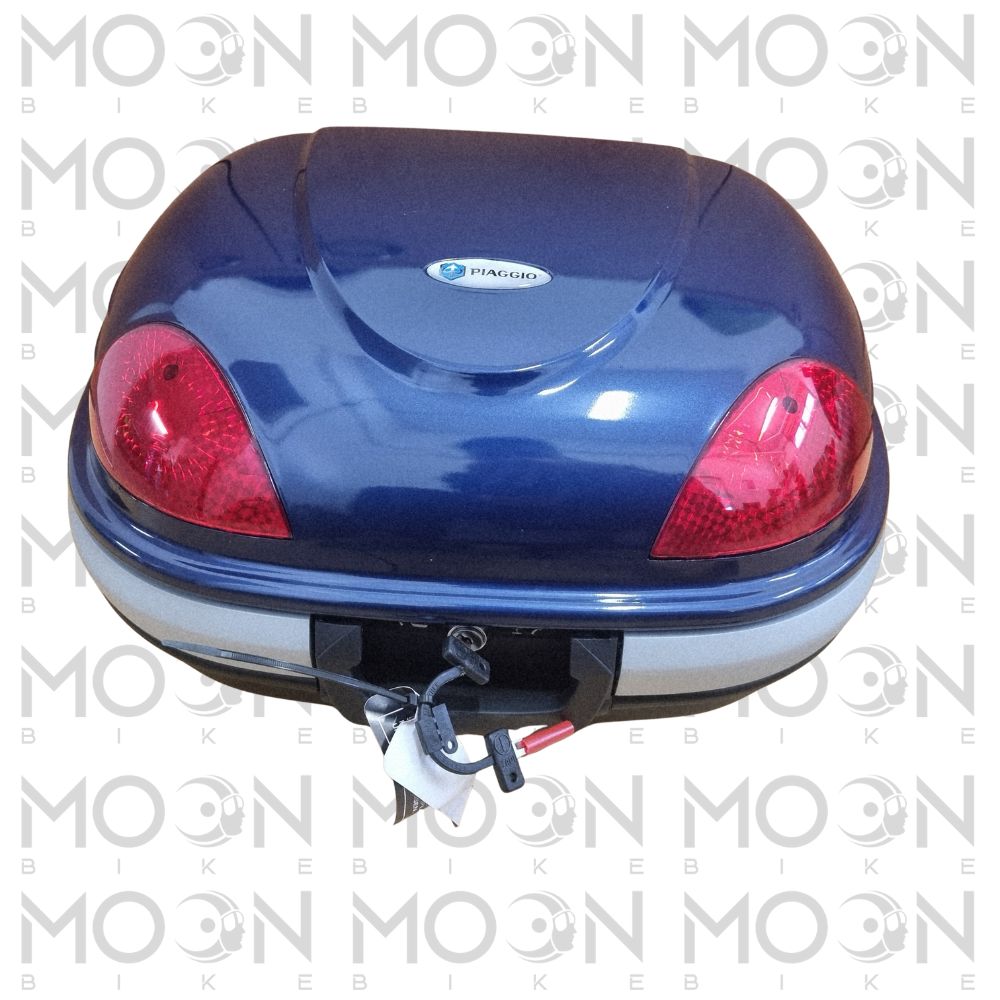 KIT BAULETTO ORION 32L BLU OCEANO ORIGINALE PIAGGIO 602616M0D8 SCOOTER UNIVERSAL