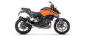 Terminale Indy Race EVO alluminio Dark con fondello carby per KTM DUKE 125 2024/2026 - Arrow (71972AKN)