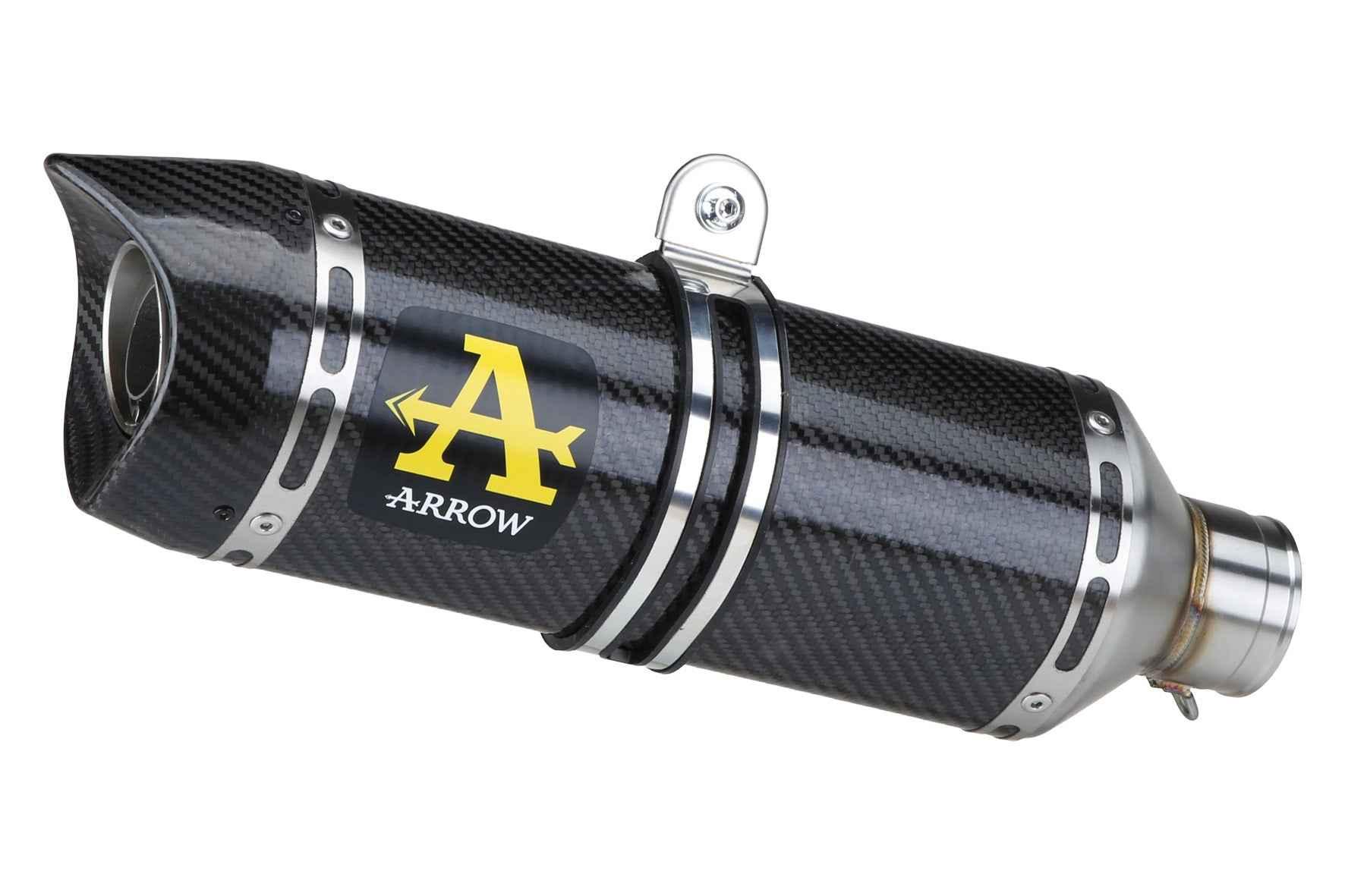 Terminale Thunder carbonio con fondello carby per Yamaha MT-07 2021/2024 - Arrow (71930MK)