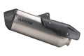 Terminale Sonora titanio con fondello carby per KTM 1290 SuperAdventure S / R 2021/2024 - Arrow (72501SK)