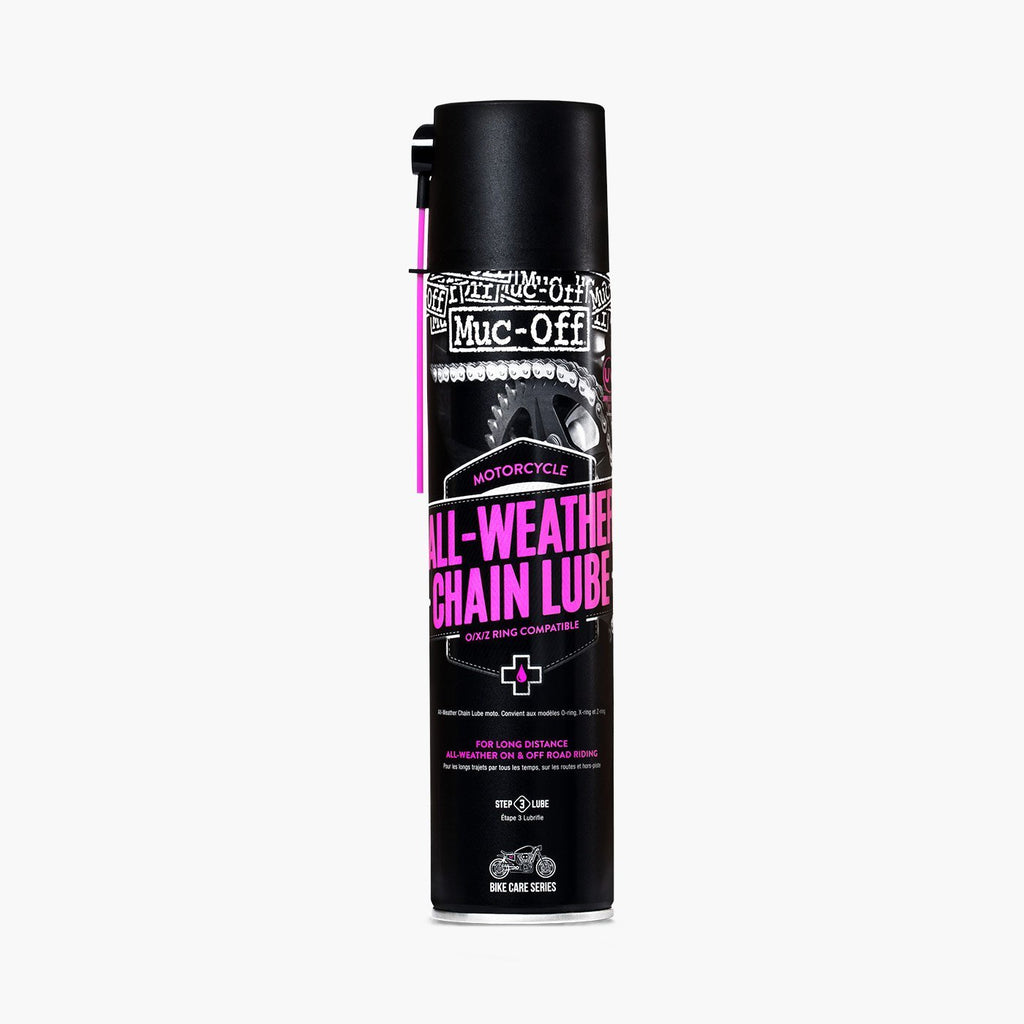 Lubrificante Catena Ceramico con Tracciante UV Muc-Off All-Weather Chain Lube, articolo 85924 — Moon Bike