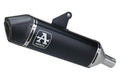 Terminale Veloce in alluminio Dark per montaggio valige laterali per Triumph TIGER 900 2020/2023 - Arrow (72505VAN)
