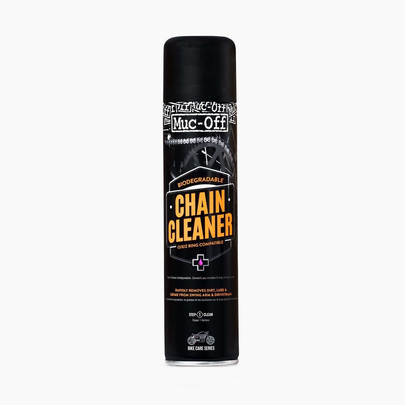 Sgrassatore Catena Biodegradabile Muc-Off Motorcycle Chain Cleaner 400ml, articolo 88192 — Moon Bike