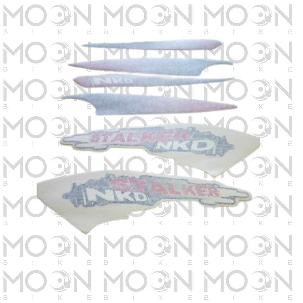 Set Decalcomanie Originali Piaggio Gilera Stalker Naked 50 Arancio 65571200A1