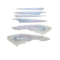 Piaggio Set Decalcomanie Originali Gilera Stalker Naked 50 – Arancio 974 (2008-2012)