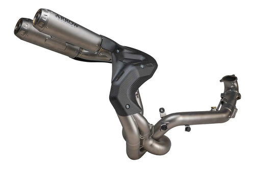 Arrow 71239CP Kit Scarico Completo Competition Full Titanio (FIM 105 dB) – Ducati Panigale V2 955 - Moon Bike - Vista 1