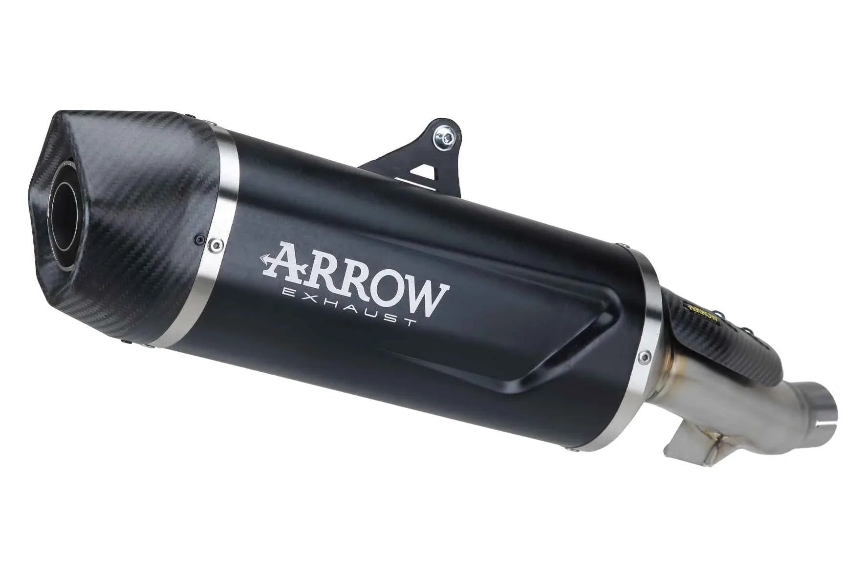 Terminale Indy Race EVO alluminio Dark con fondello carby per Honda CB 500 Hornet 2024/2026 - Arrow (71964AKN)