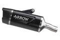 Terminale Indy Race EVO alluminio Dark con fondello carby per Kawasaki Z 500 2024/2026 - Arrow (71967AKN)