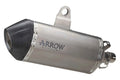 Terminale Sonora titanio con fondello carby per Honda Africa Twin CRF 1100 L 2020/2023 - Arrow (72512SK)