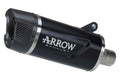 Terminale Indy Race EVO alluminio Dark con fondello carby per Yamaha MT-10 2022/2024 - Arrow (71976AKN)