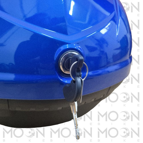 Bauletto Posteriore Originale Piaggio Fly 50 100 125 150 Blu Siderale 67253100A3 (2004-2017)