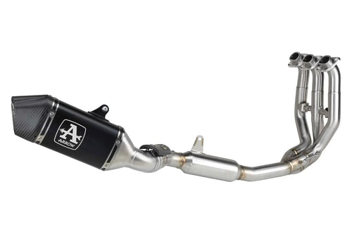 Arrow 71508VAN Kit Scarico Completo Veloce Alluminio Dark Omologato – Triumph Trident 660 (2021-2026) - Moon Bike - Vista 1