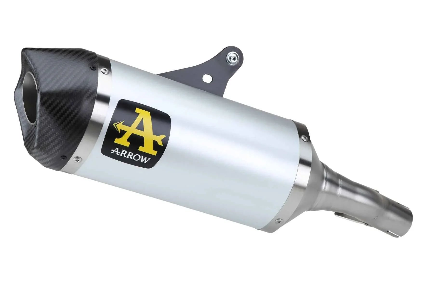 Terminale Race-Tech Alluminio con fondello carby - versione corta per Honda X-ADV 750 2017/2020 - Arrow (71985AKC)