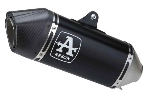 Arrow 71506VANT Terminale Veloce Alluminio Dark Omologato – Kawasaki Ninja 650 / Z 650 (2024-2026) - Moon Bike - Vista 1