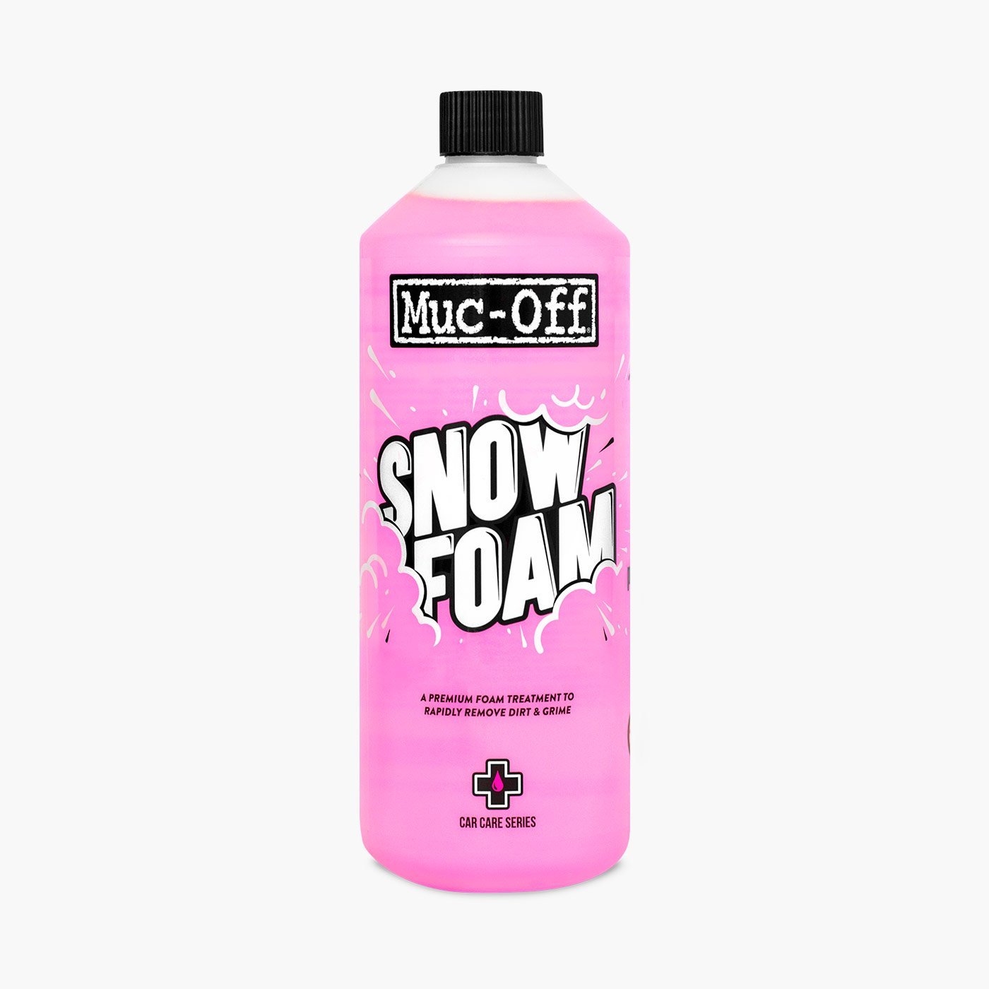 Schiuma Pre-Lavaggio pH Neutro per Moto e Auto Muc-Off Snow Foam 1L, articolo 126161 — Moon Bike