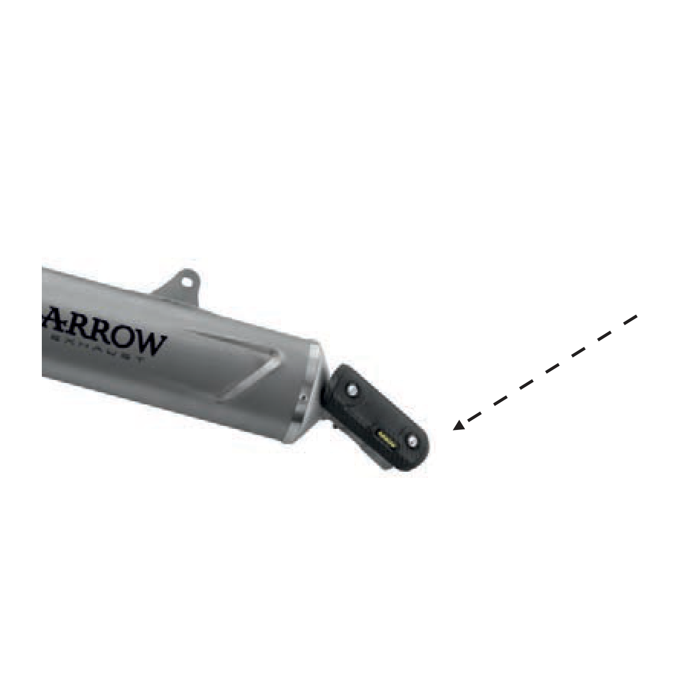 Arrow 72663PO Terminale Indy Race EVO Titanio Fondello Inox Omologato – Aprilia Tuareg 660 (2022-2026)