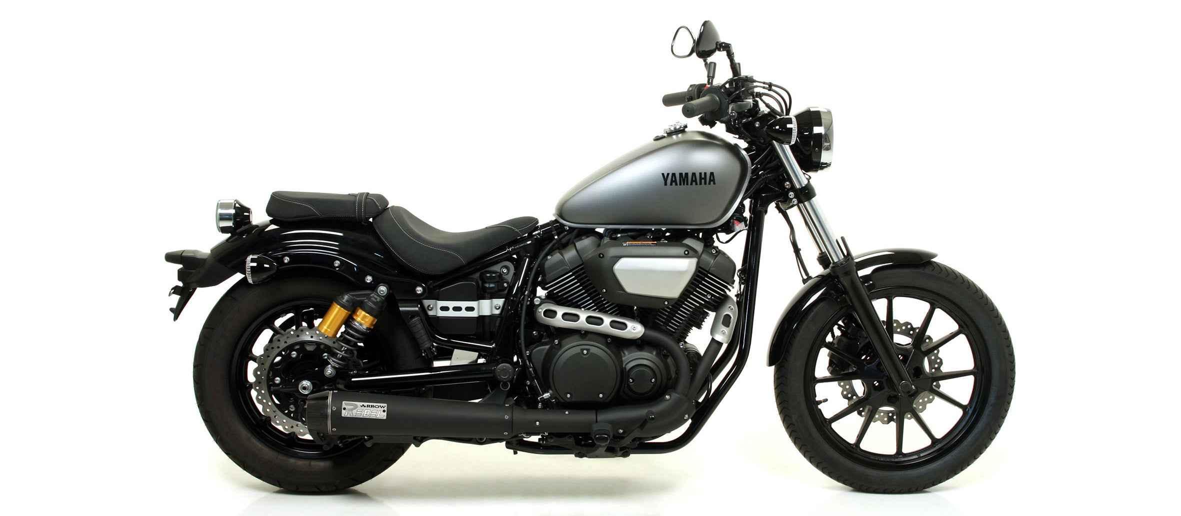 Kit terminale Rebel con fondello in carbonio per Yamaha XV (Bolt) 950 R 2014/2016 - Arrow (74502RB)