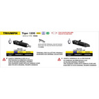 Arrow 11018DB dB-Killer ø38mm Terminale Veloce – Triumph Daytona, Tiger, Street Triple, Ducati Multistrada