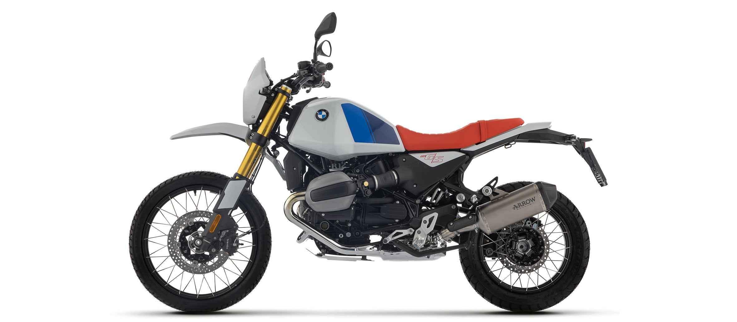 Terminale Explorer in titanio per BMW R12 G/S 2025/2026 - Arrow (72690PK)