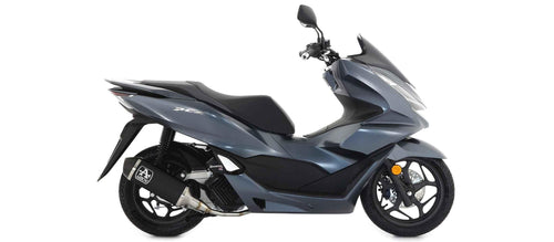 Arrow 53540ANN Terminale Urban Alluminio Dark Omologato – Honda PCX 125 (2021-2024) Scarichi - Moon Bike - Vista 1