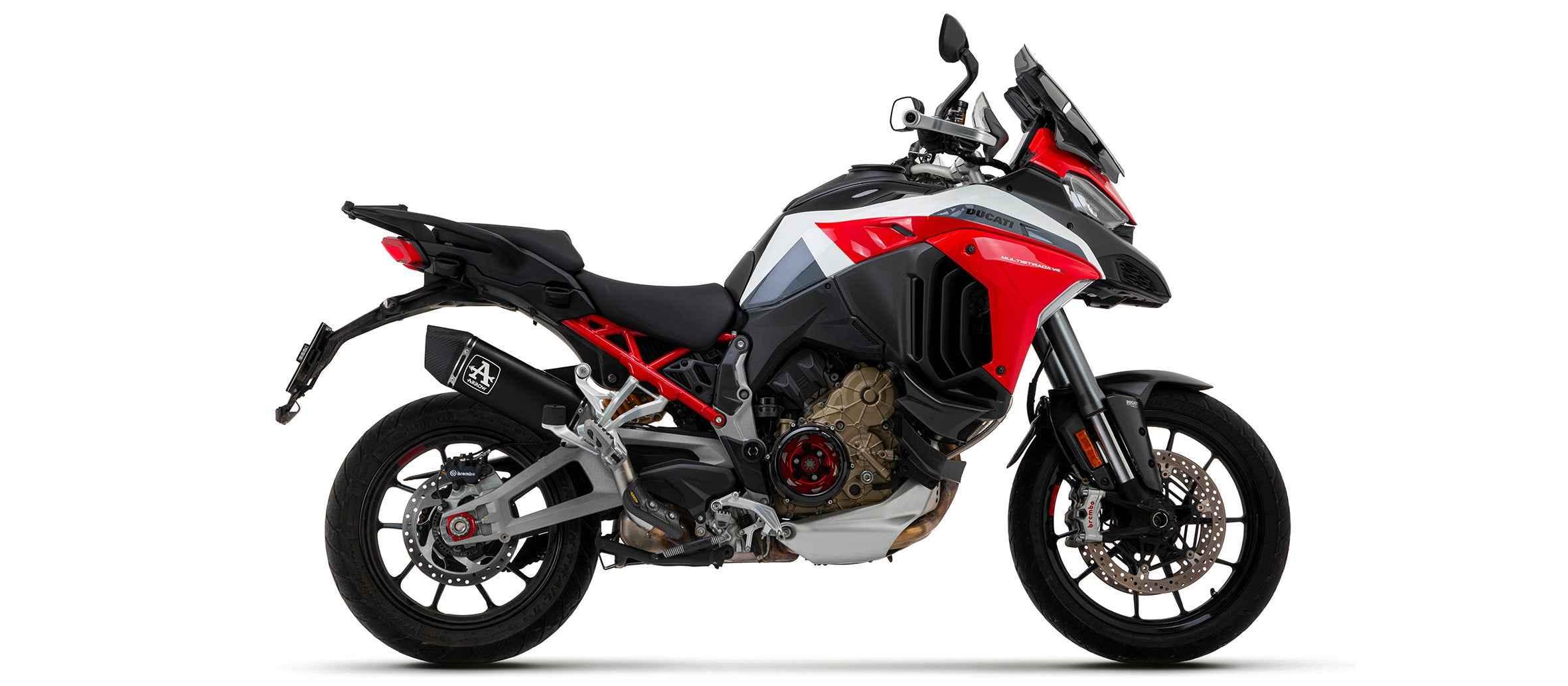 Terminale Veloce in titanio Dark per Ducati Multistrada V4 1100 2021/2024 - Arrow (72001VLN)