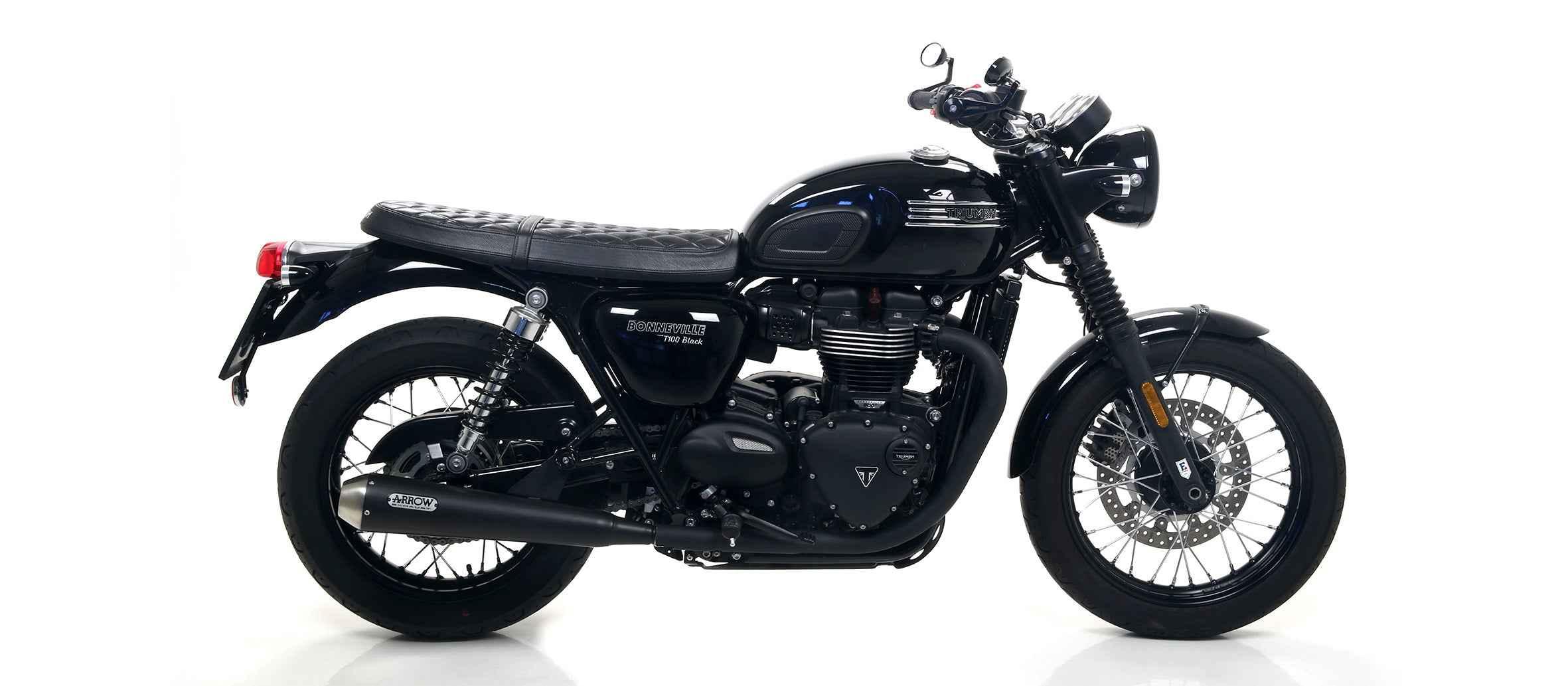 Arrow 71853PRN terminali Pro-Racing nichrom Dark Triumph Bonneville