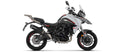 Terminale Indy Race EVO alluminio Dark con fondello carby per Benelli TRK 702 / 702X 2023/2024 - Arrow (71960AKN)
