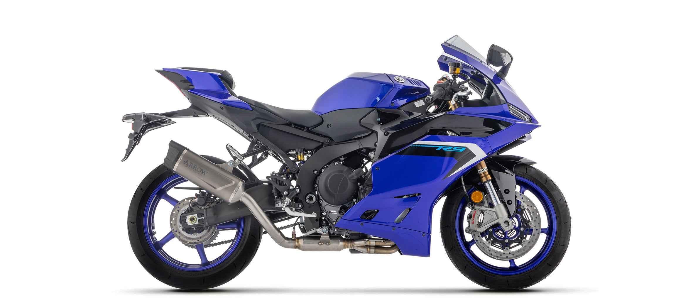 Kit completo omologato con terminale Indy Race EVO in titanio per Yamaha YZF R9 2025 - Arrow (71981PK)